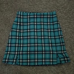 Pacsun plaid mini skirt